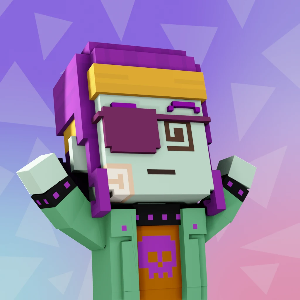 Pirate #4404 voxel render