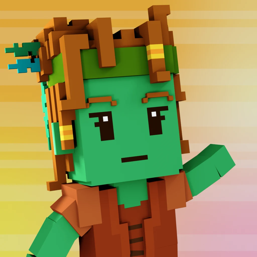 Pirate #4405 voxel render