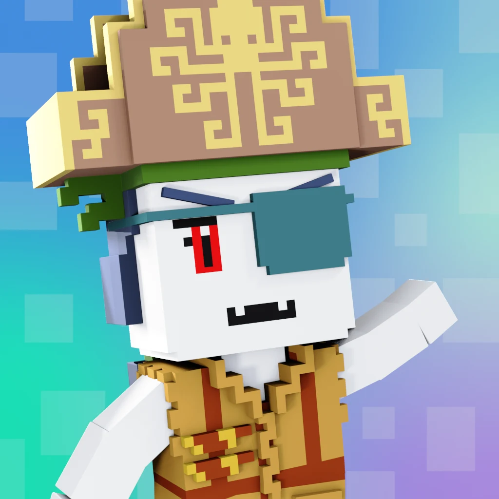 Pirate #4406 voxel render