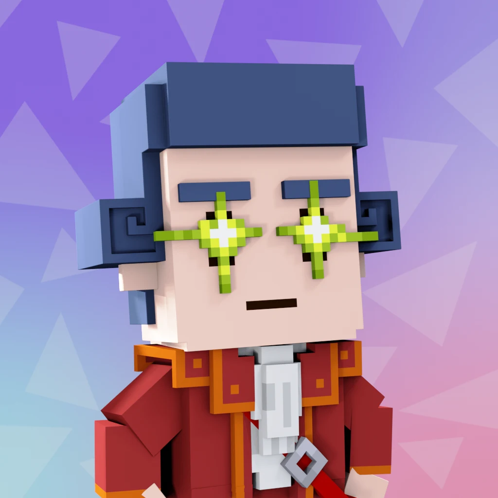 Pirate #4409 voxel render