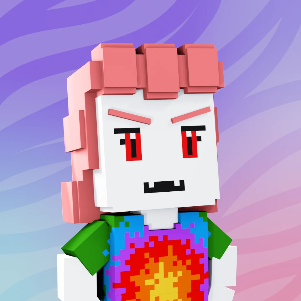 Pirate #4417 voxel render