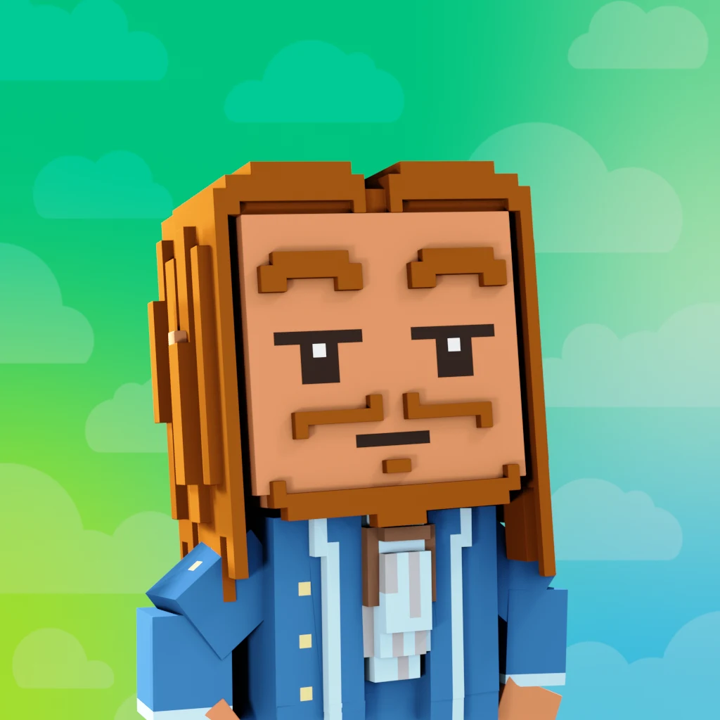 Pirate #4419 voxel render