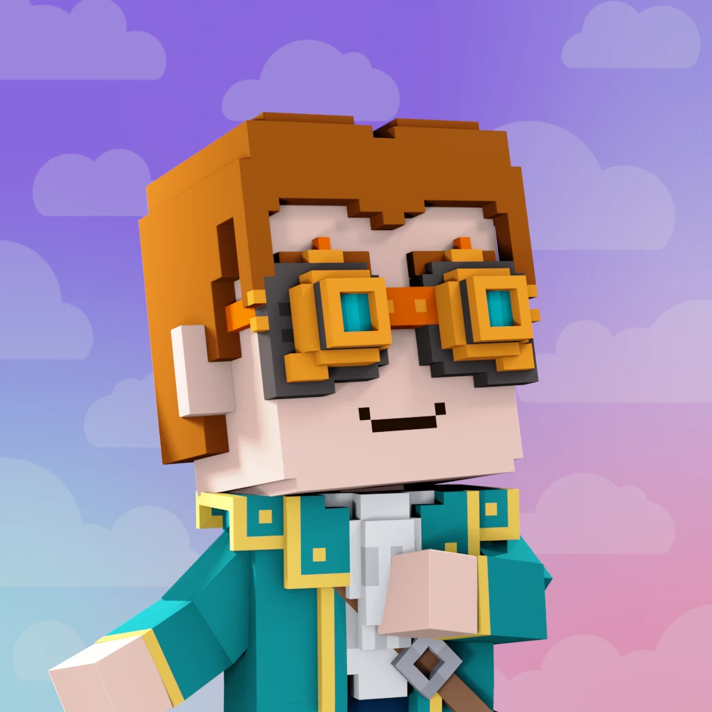 Pirate #442 voxel render