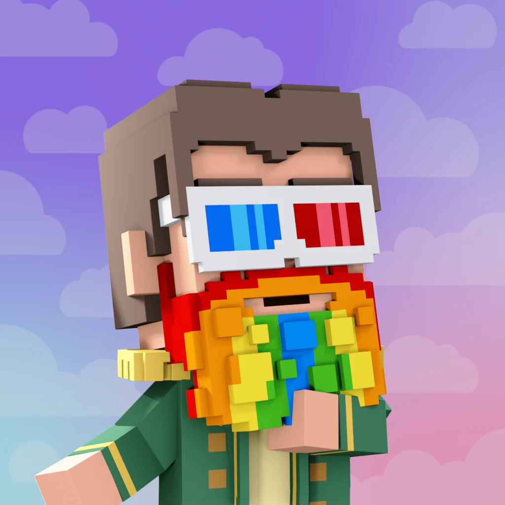 Pirate #4421 voxel render