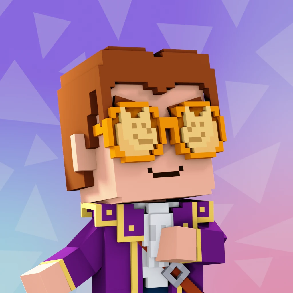 Pirate #4422 voxel render
