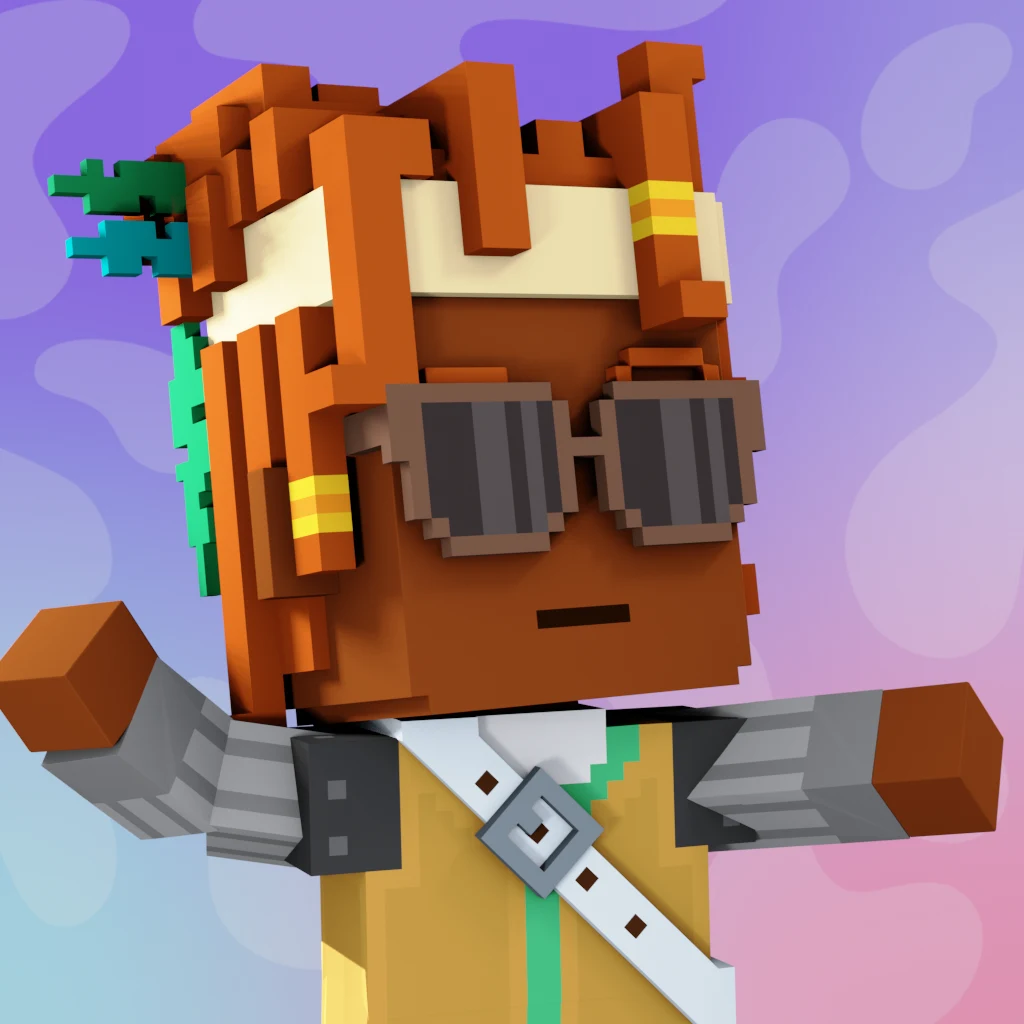 Pirate #4423 voxel render