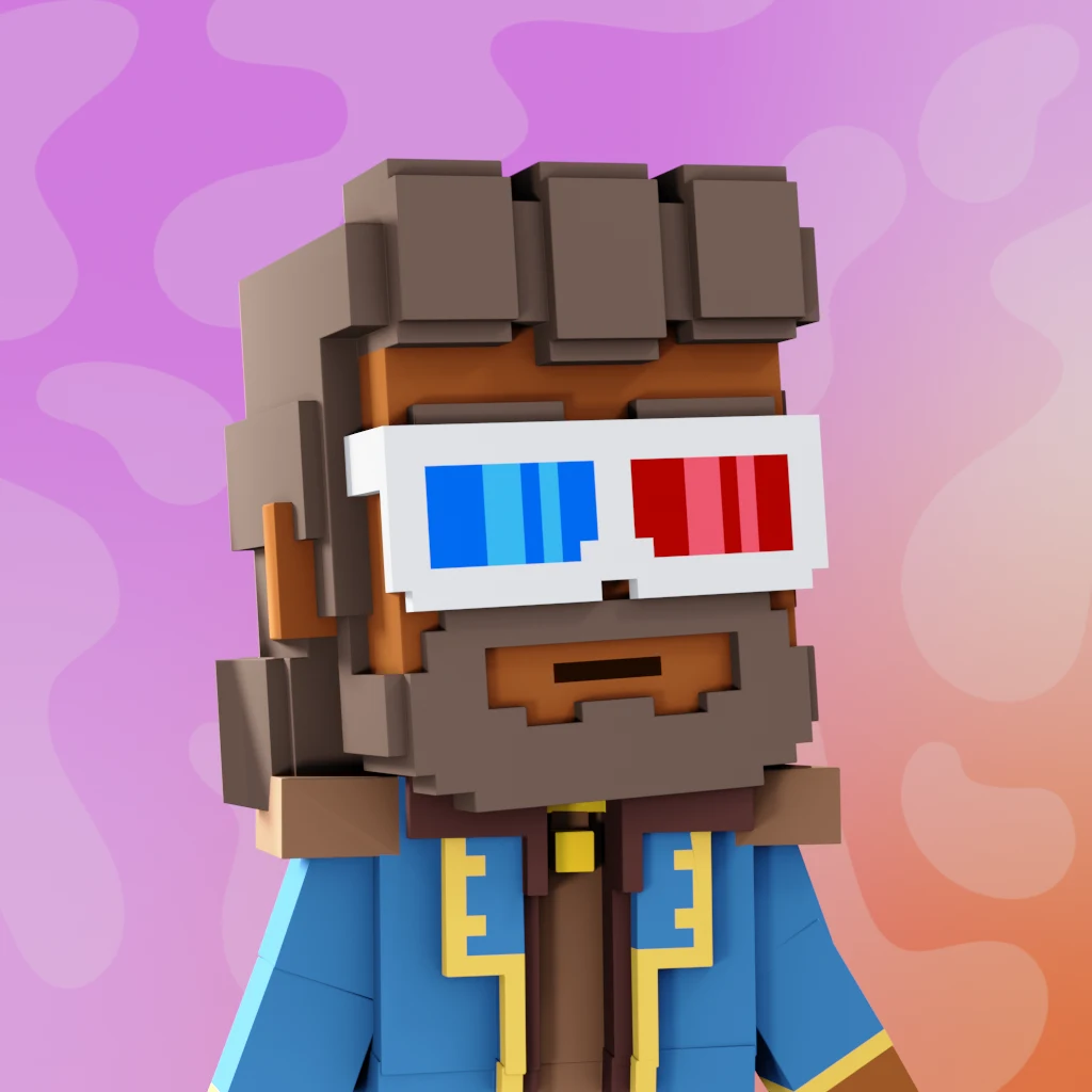 Pirate #4424 voxel render