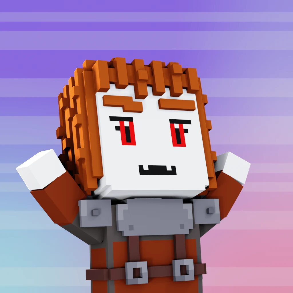 Pirate #4425 voxel render