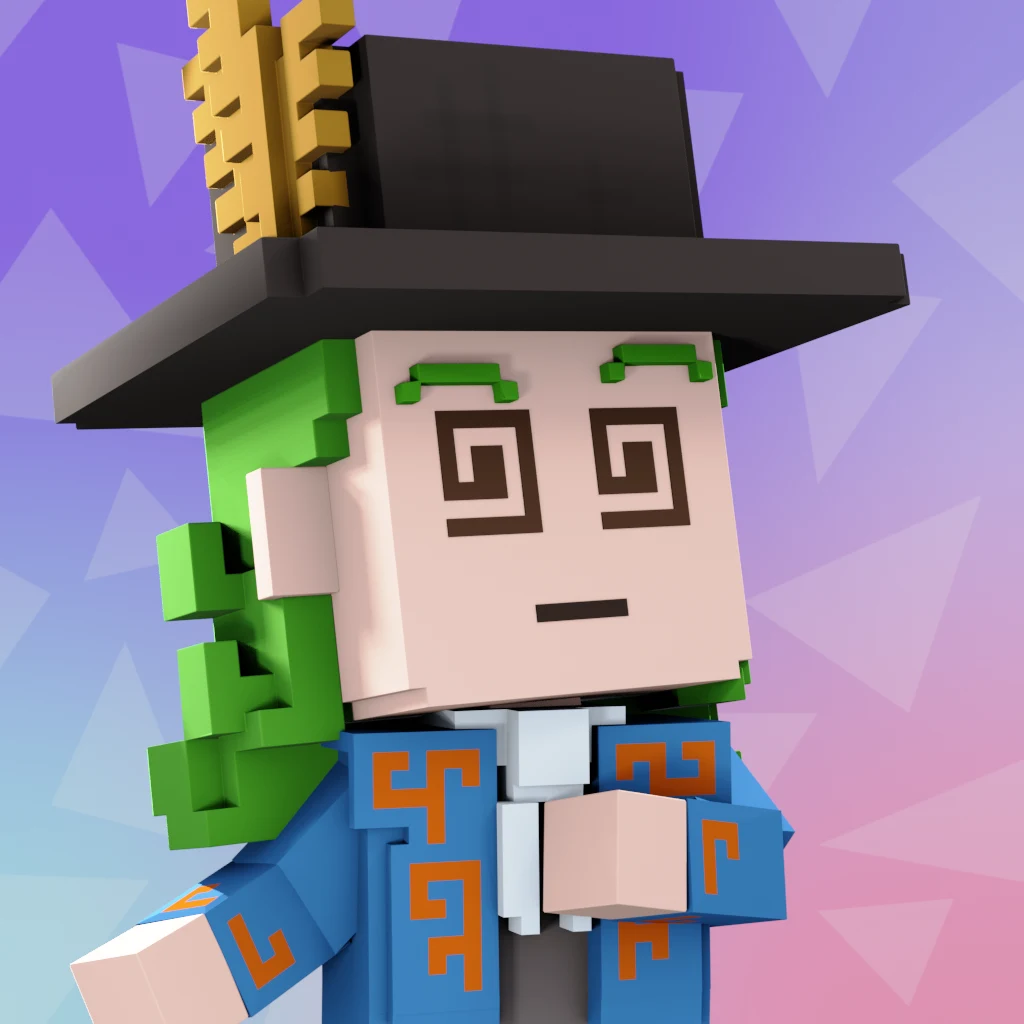 Pirate #4427 voxel render
