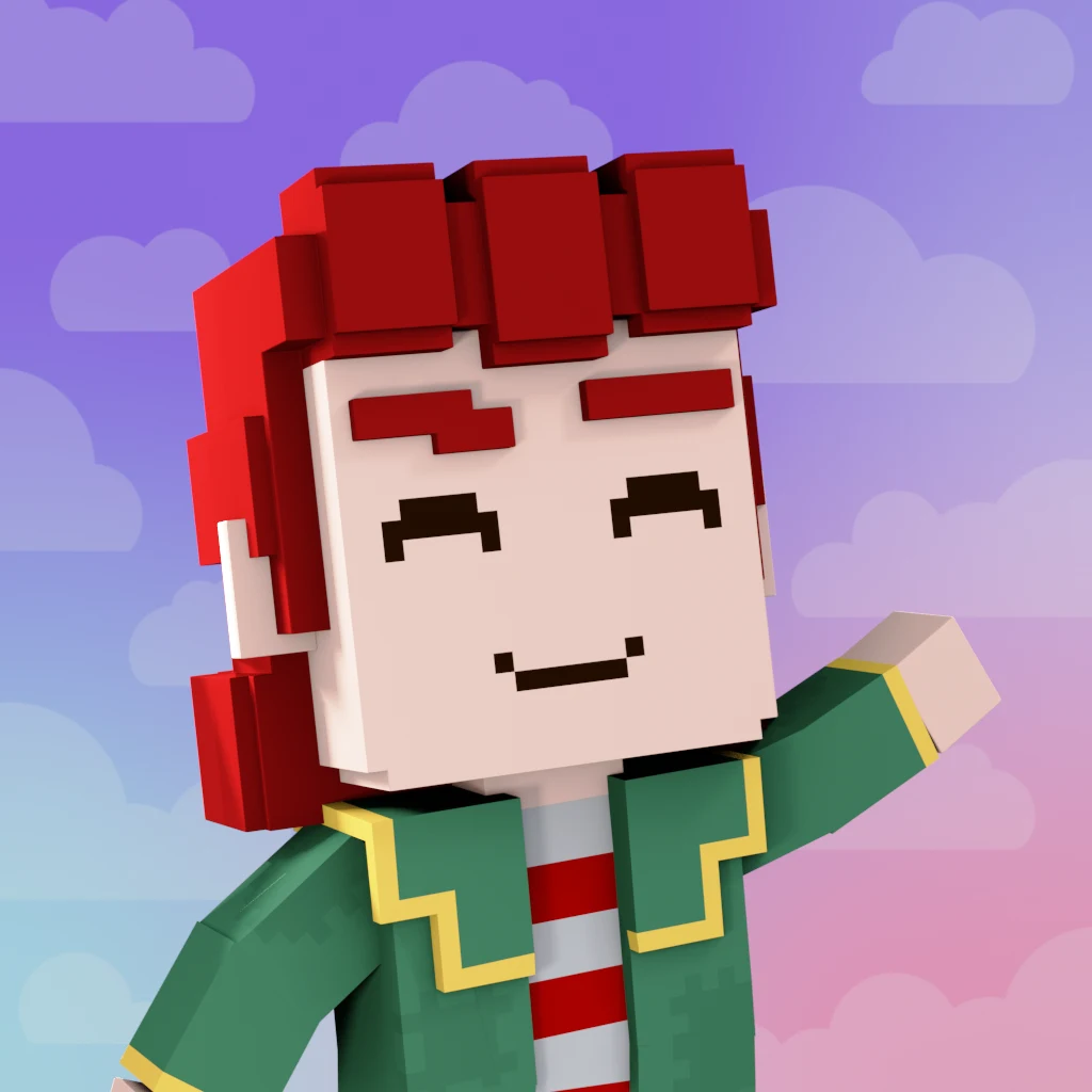 Pirate #4428 voxel render