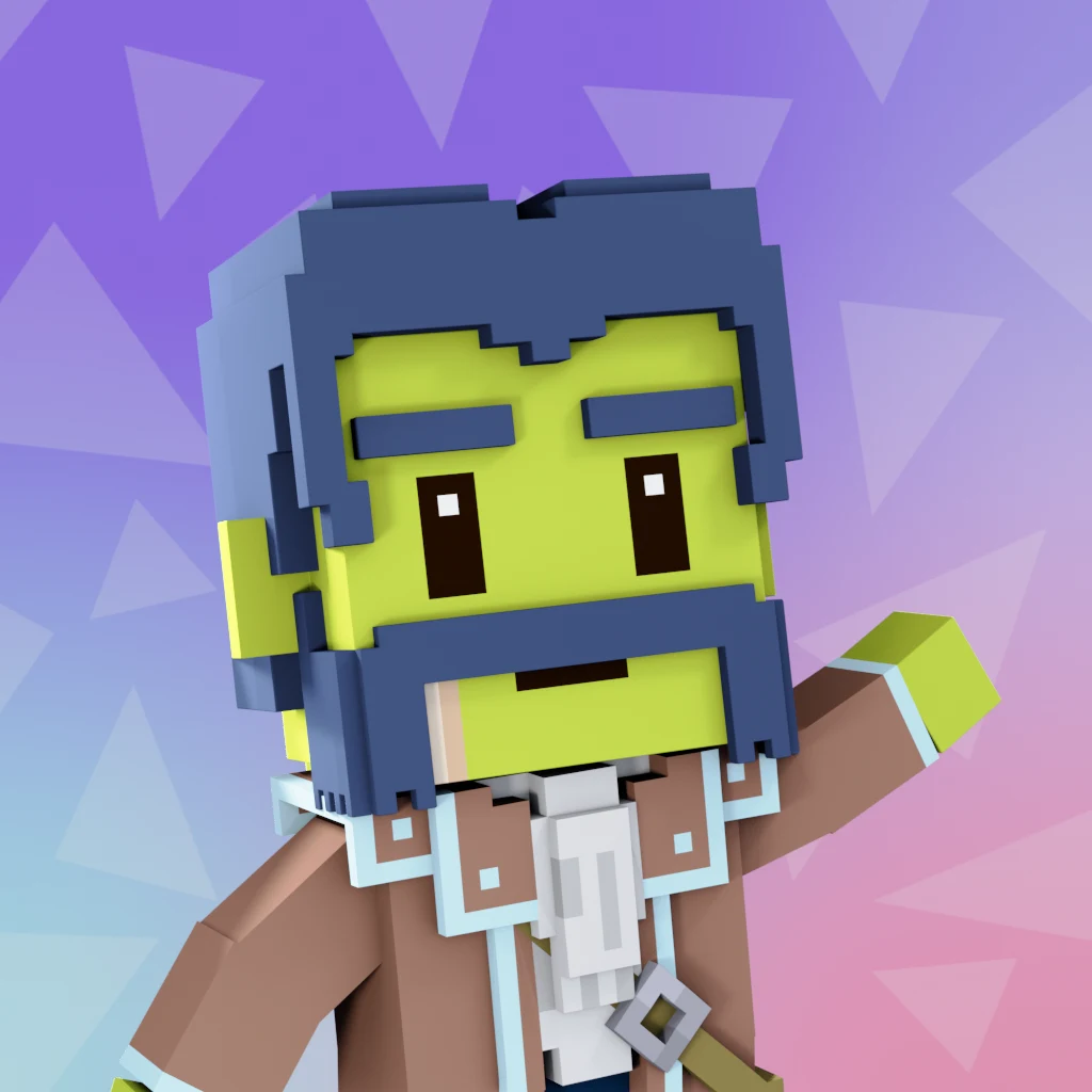 Pirate #4429 voxel render