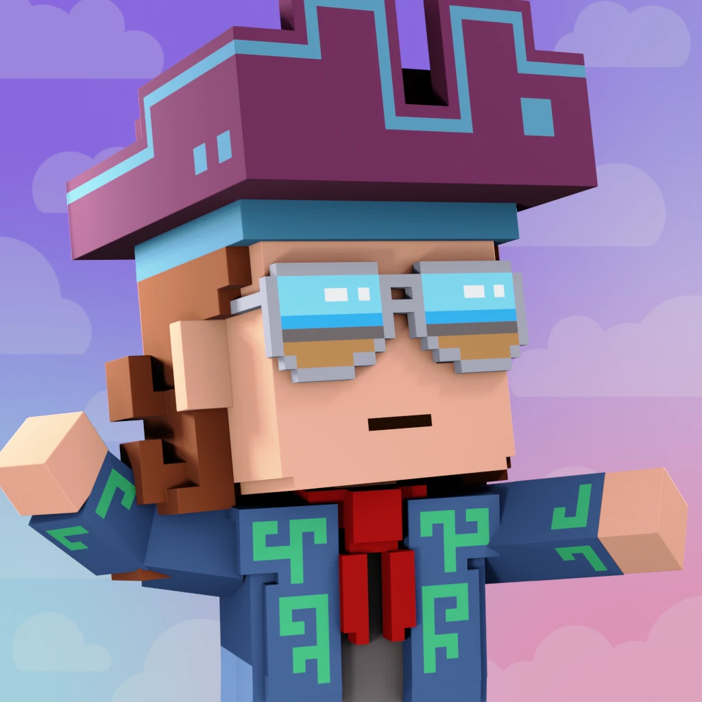 Pirate #4430 voxel render