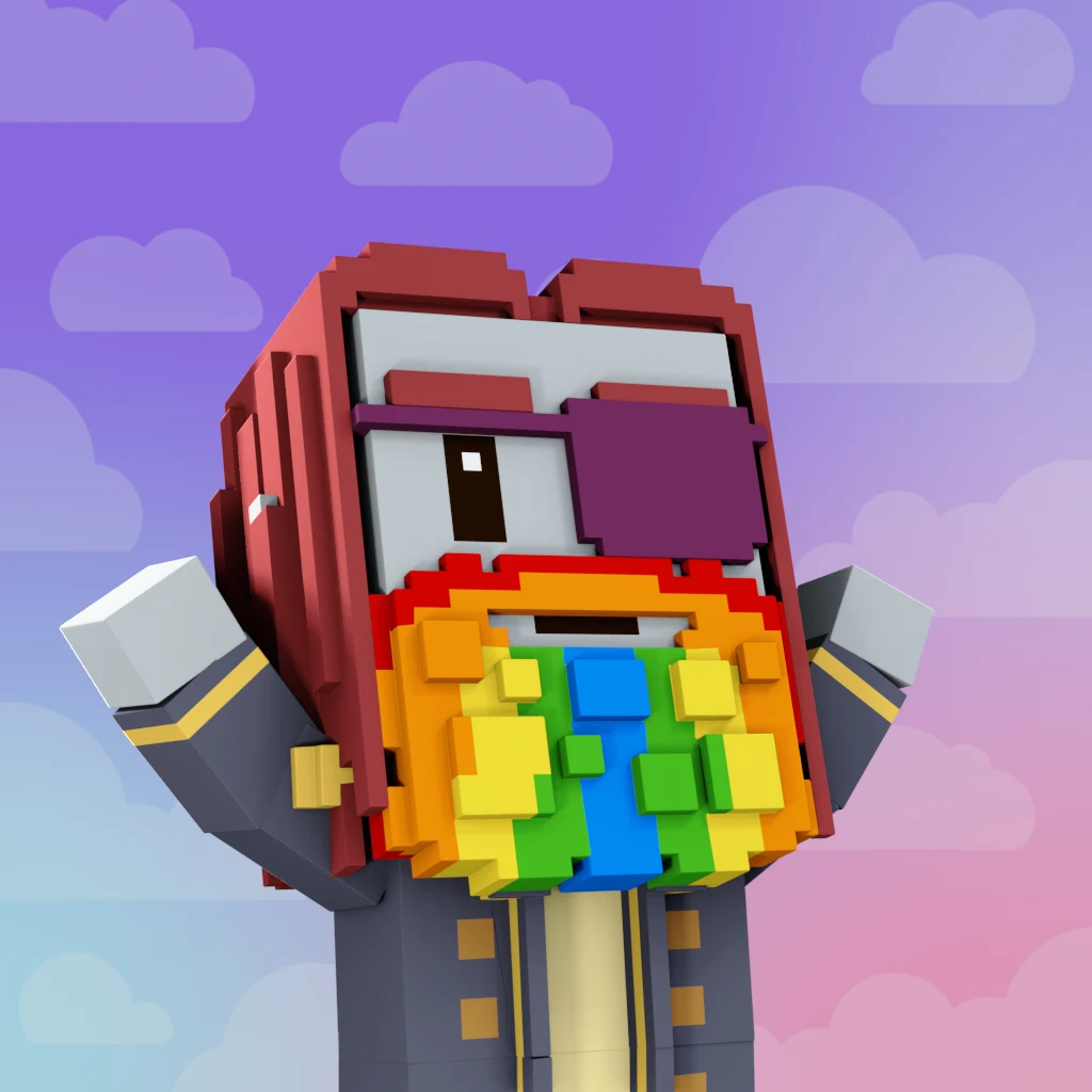 Pirate #4431 voxel render