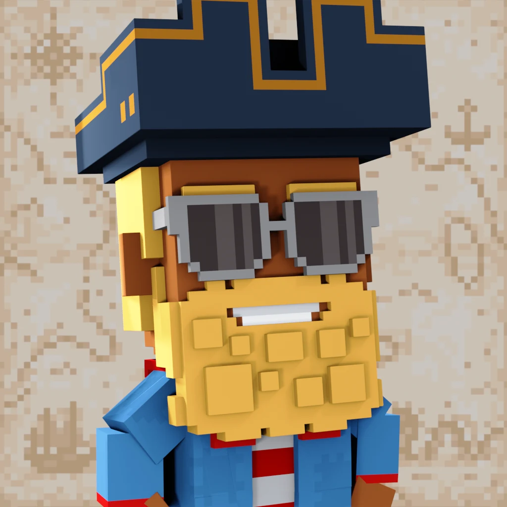Pirate #4435 voxel render