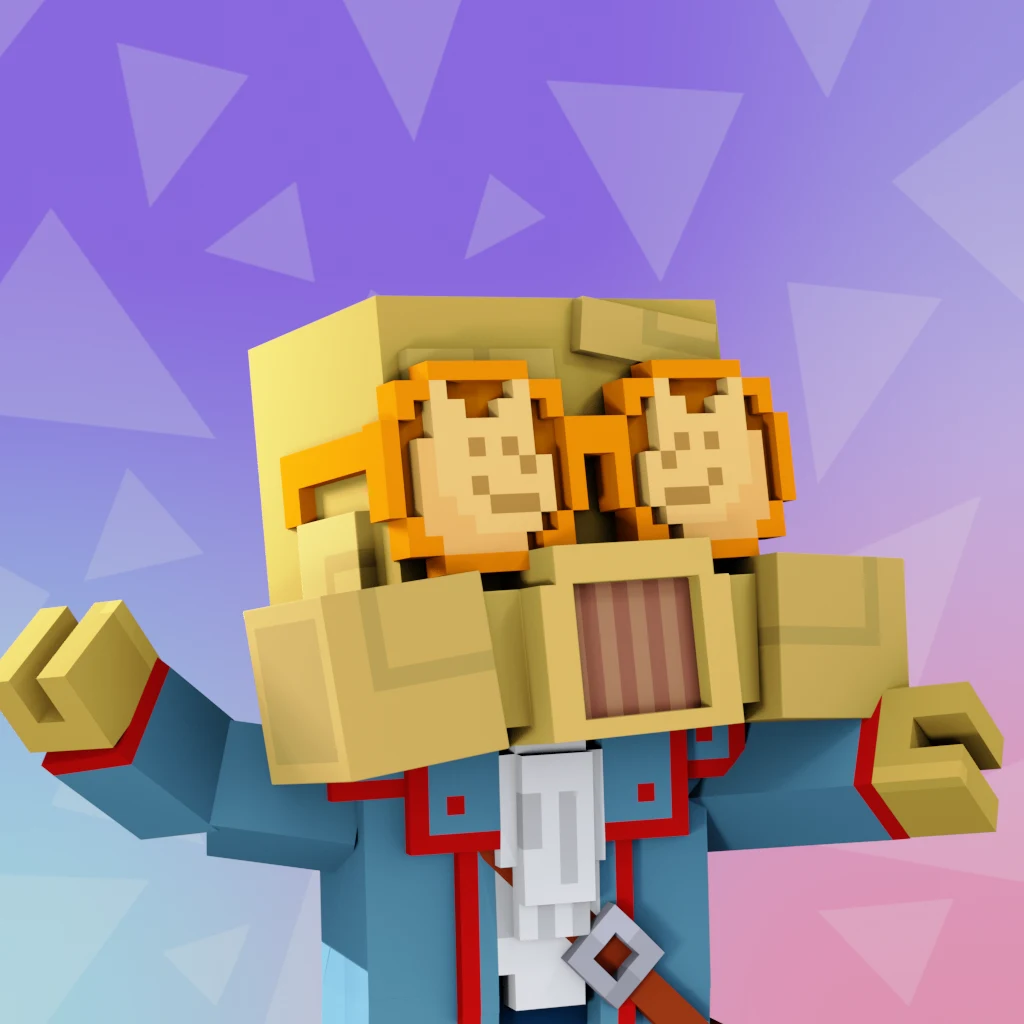 Pirate #4438 voxel render