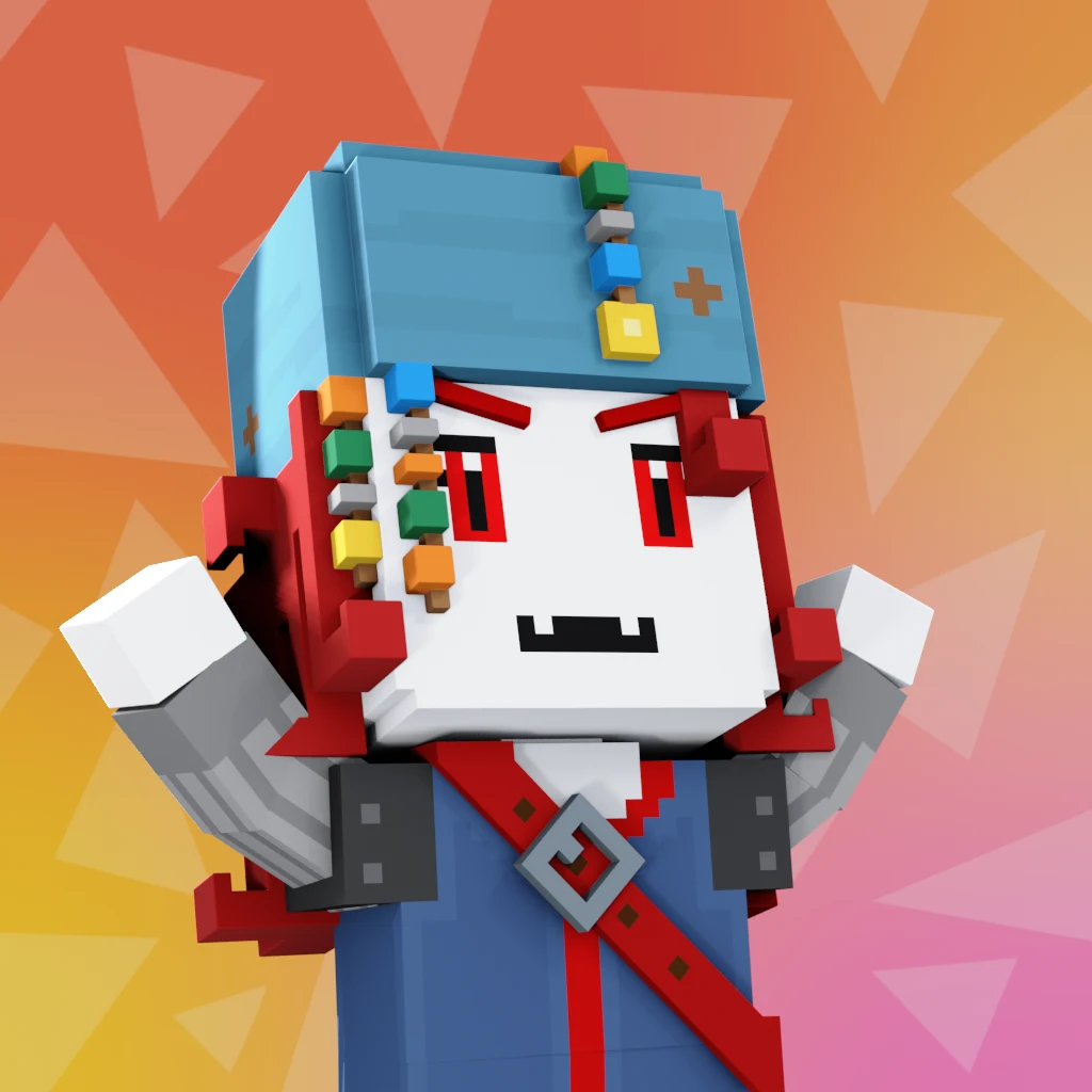 Pirate #444 voxel render