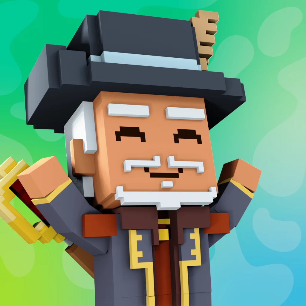 Pirate #4440 voxel render