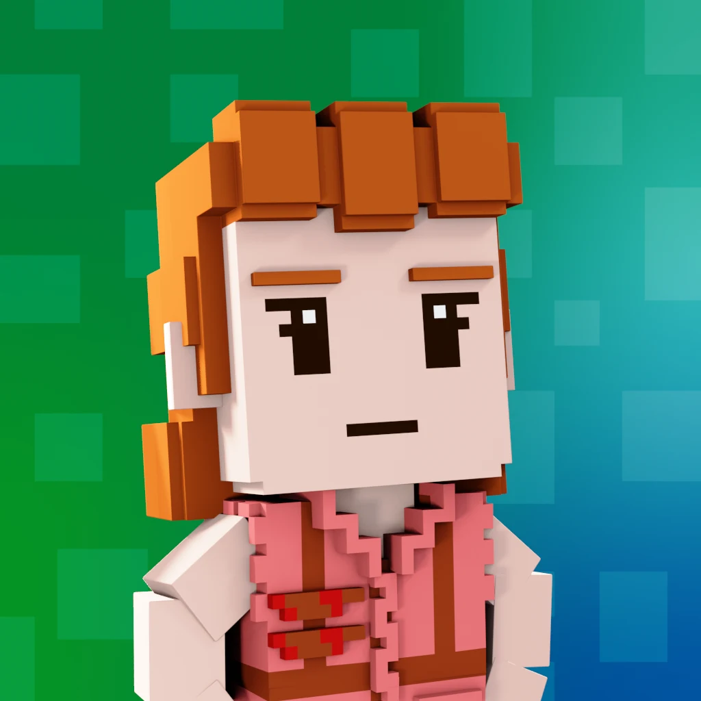 Pirate #4443 voxel render