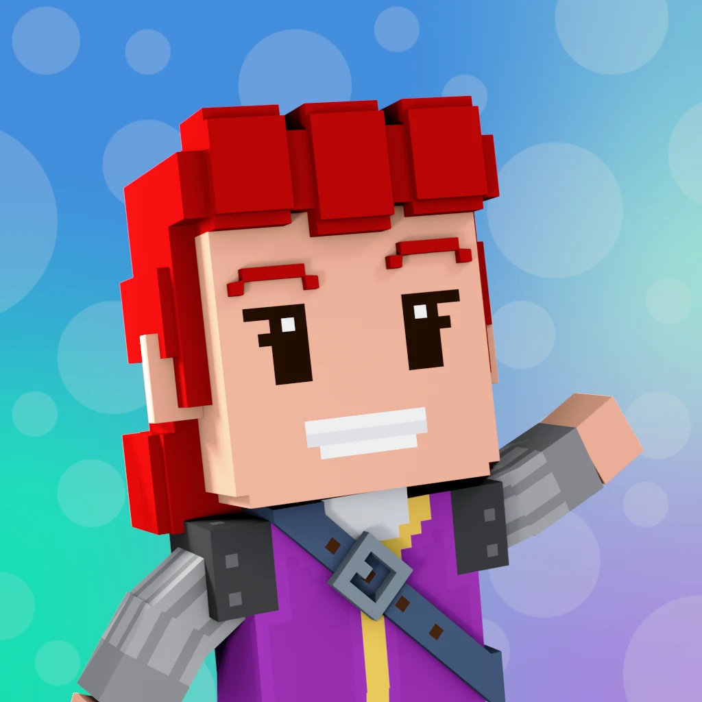 Pirate #4451 voxel render