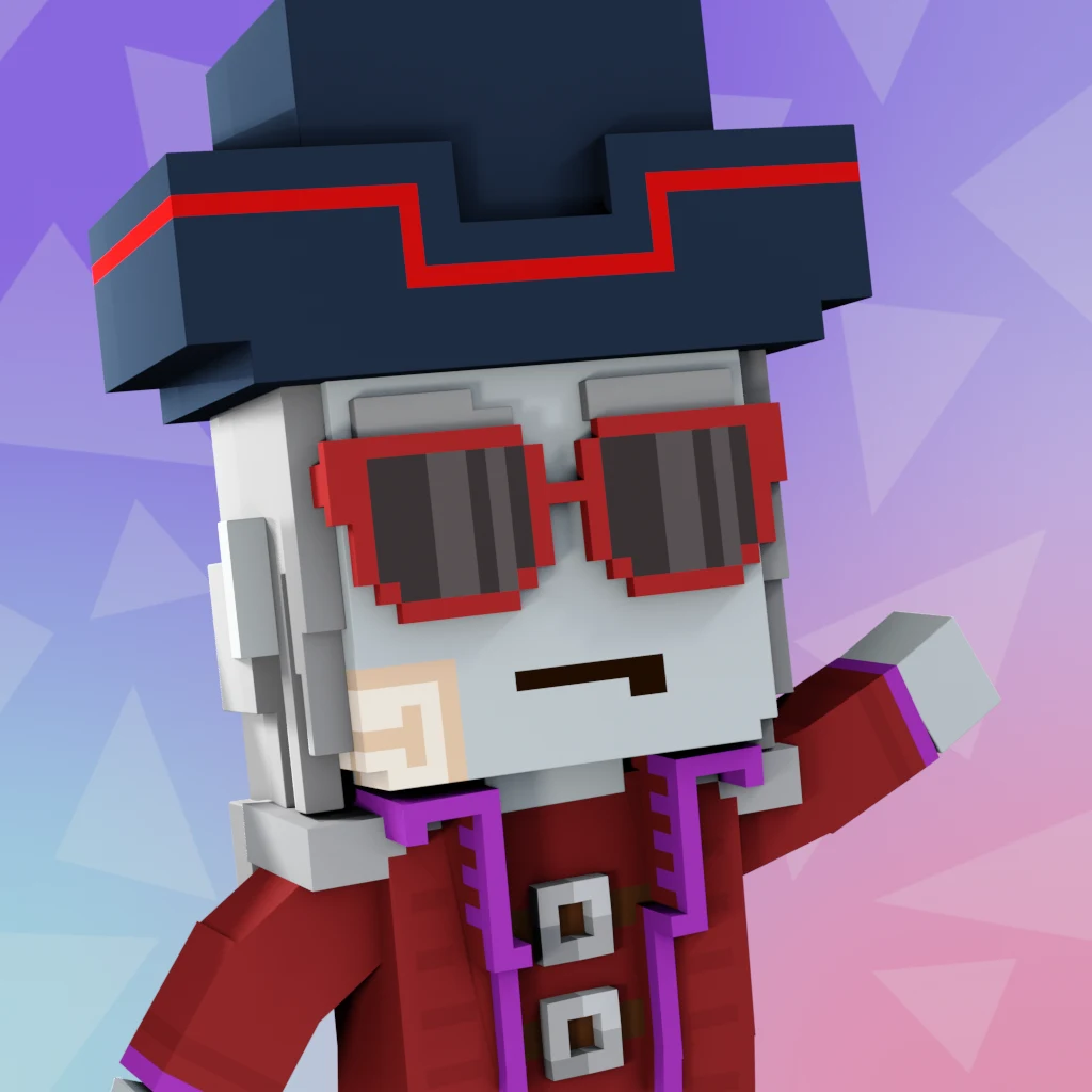 Pirate #4458 voxel render
