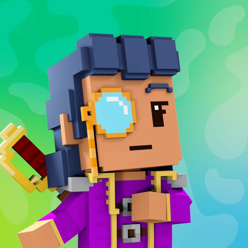 Pirate #4459 voxel render