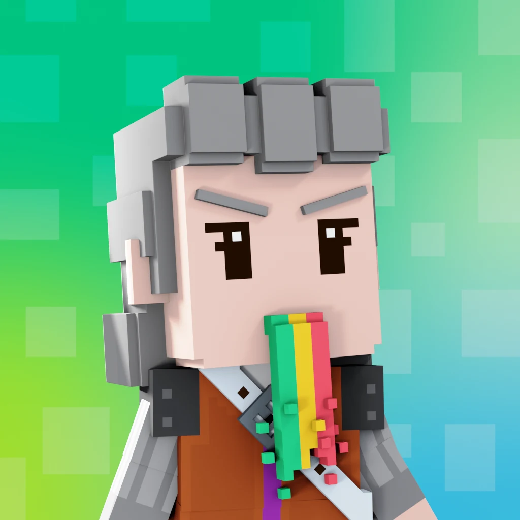 Pirate #446 voxel render