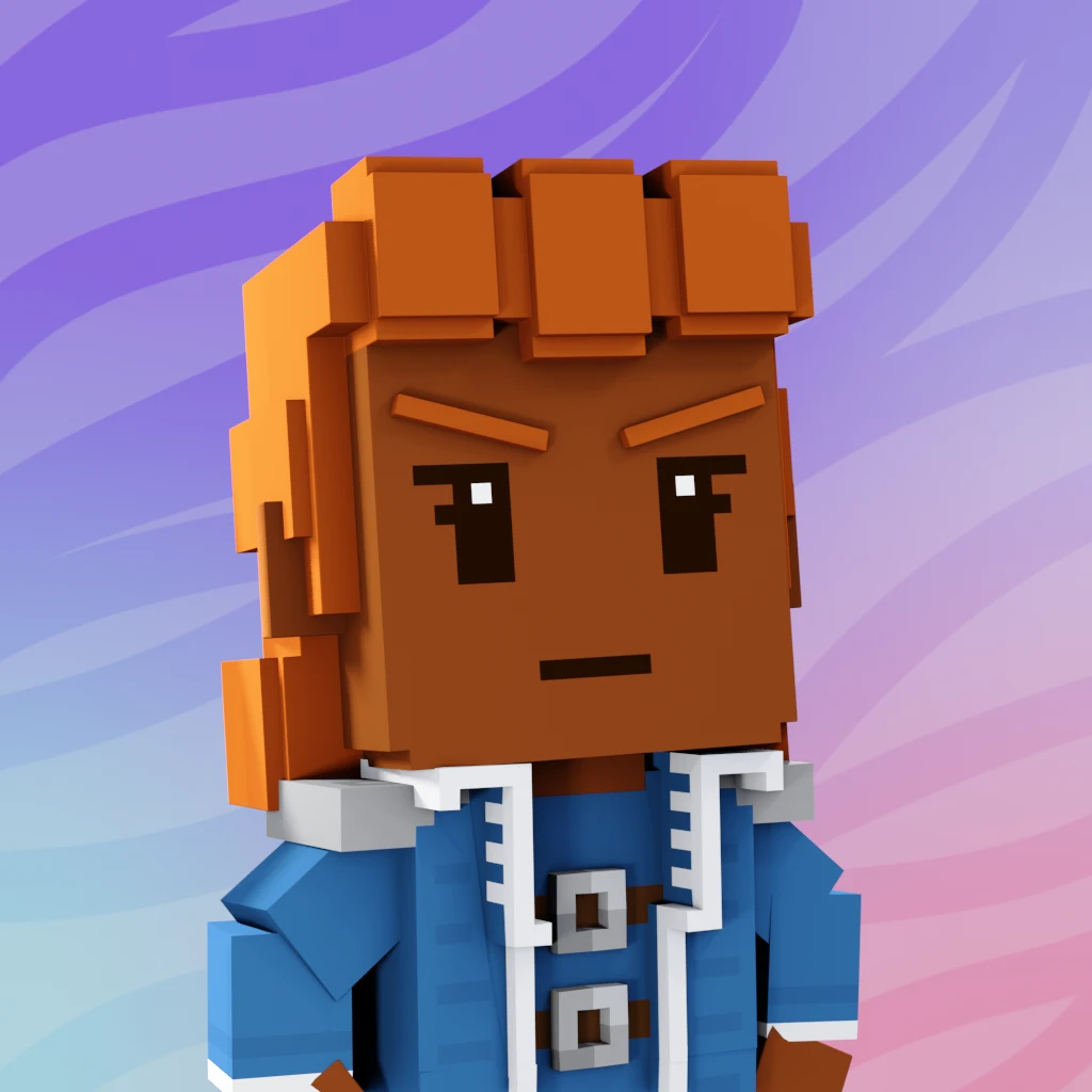 Pirate #4461 voxel render