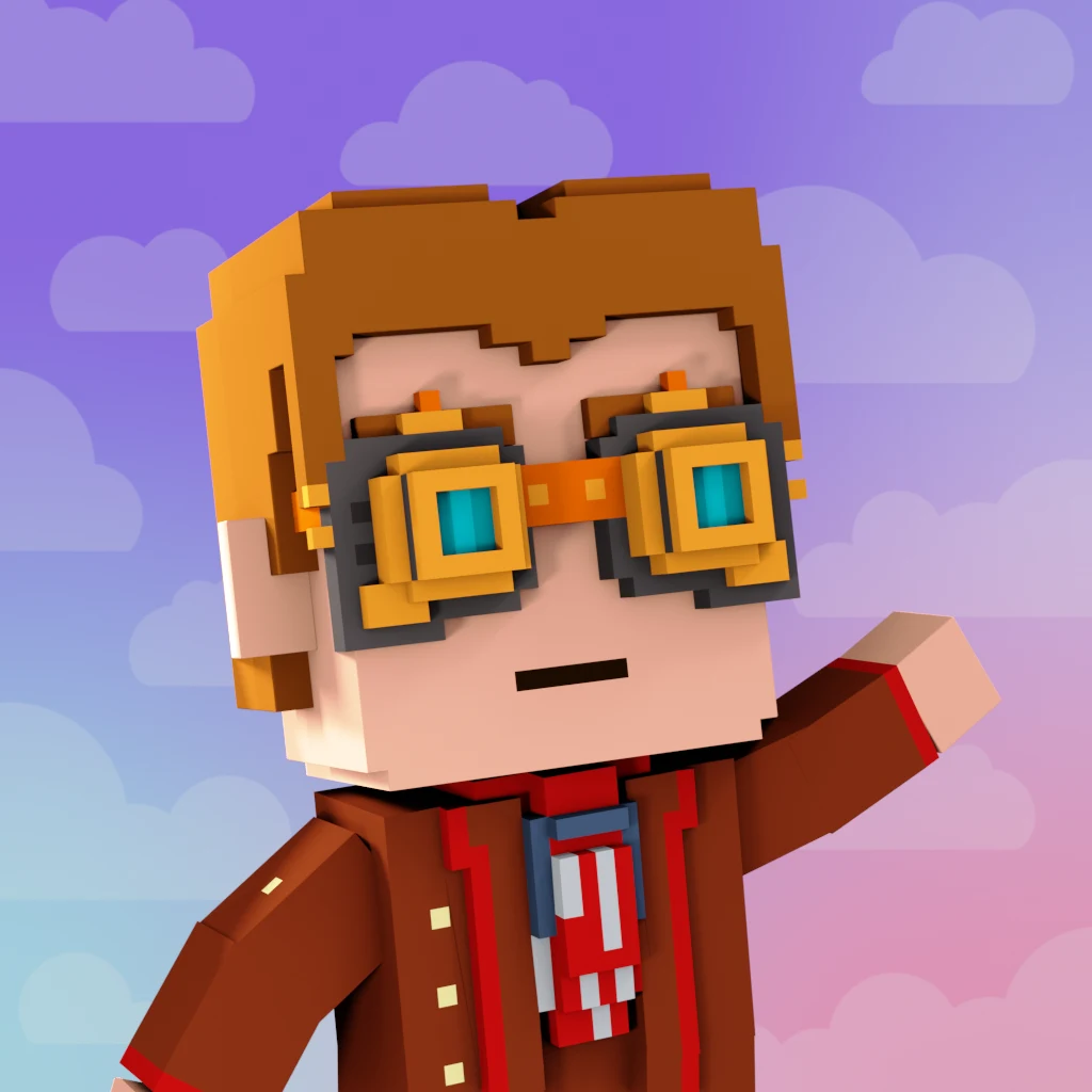 Pirate #4462 voxel render