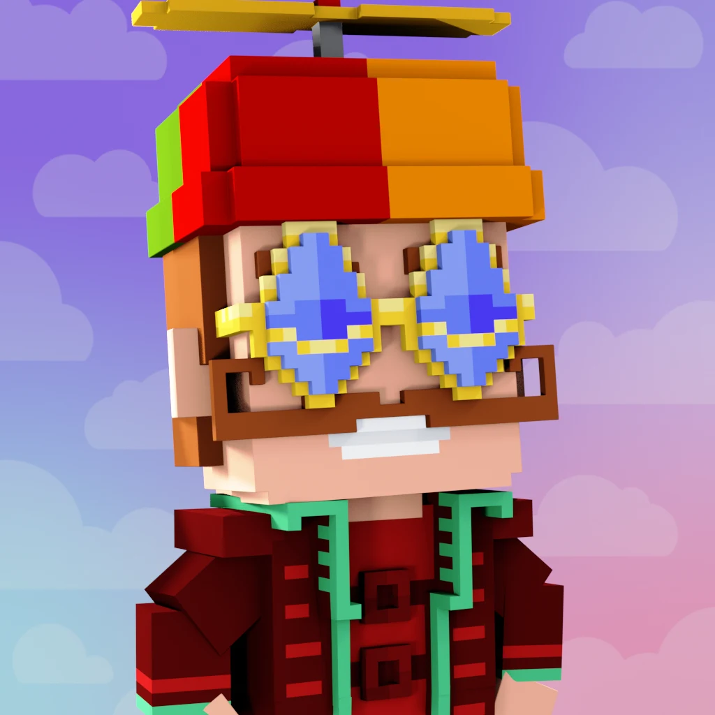 Pirate #4463 voxel render