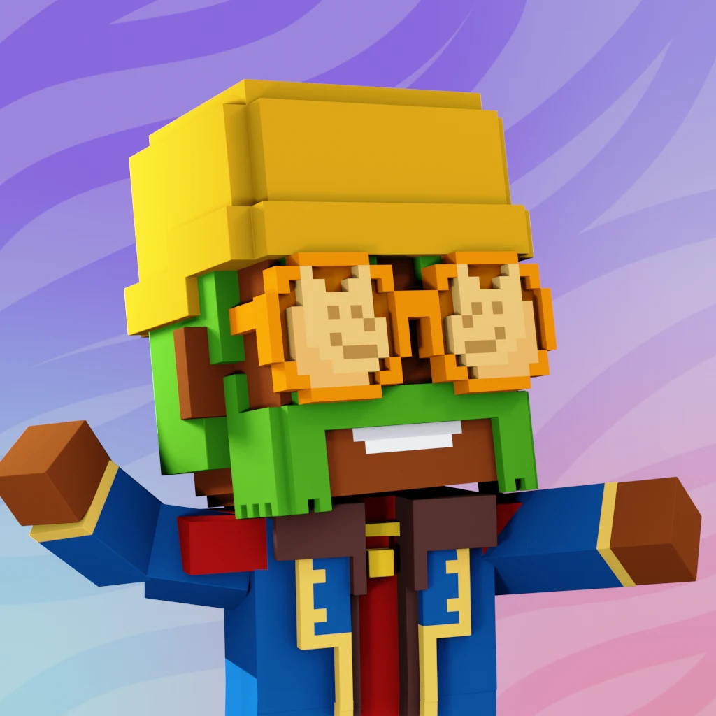 Pirate #4464 voxel render