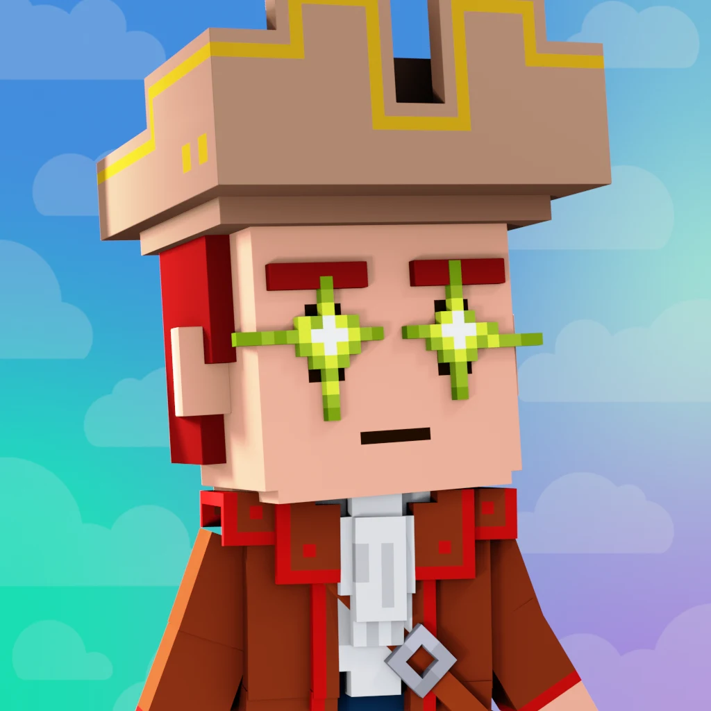 Pirate #4465 voxel render