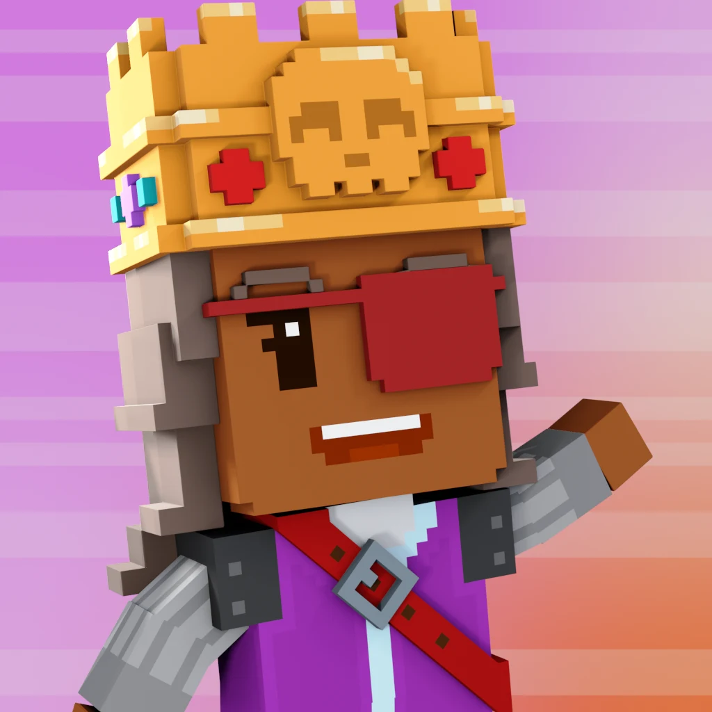 Pirate #4467 voxel render