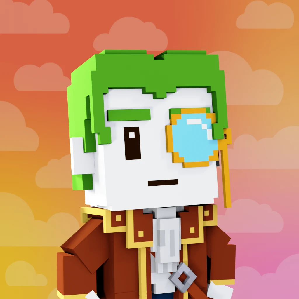 Pirate #4469 voxel render