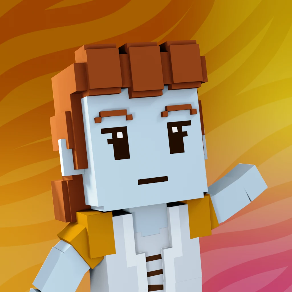 Pirate #4470 voxel render
