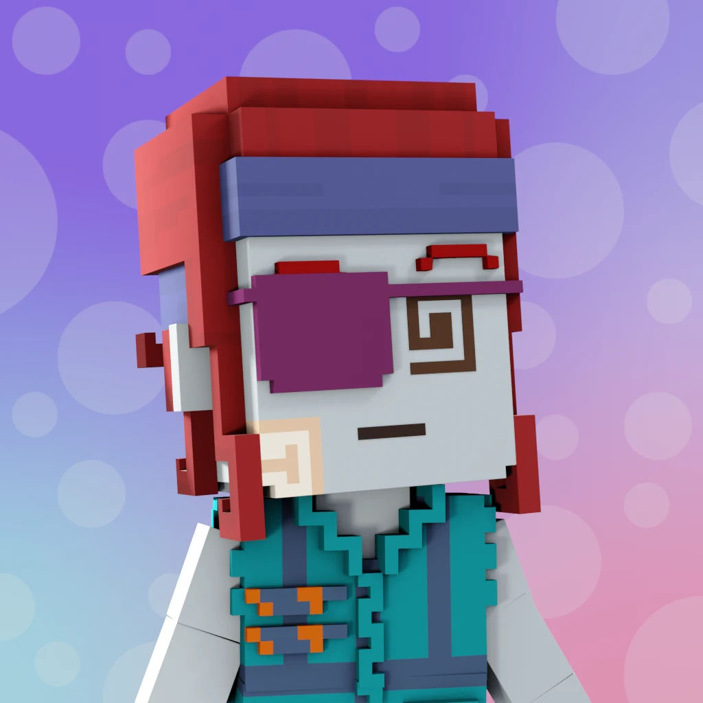Pirate #4471 voxel render