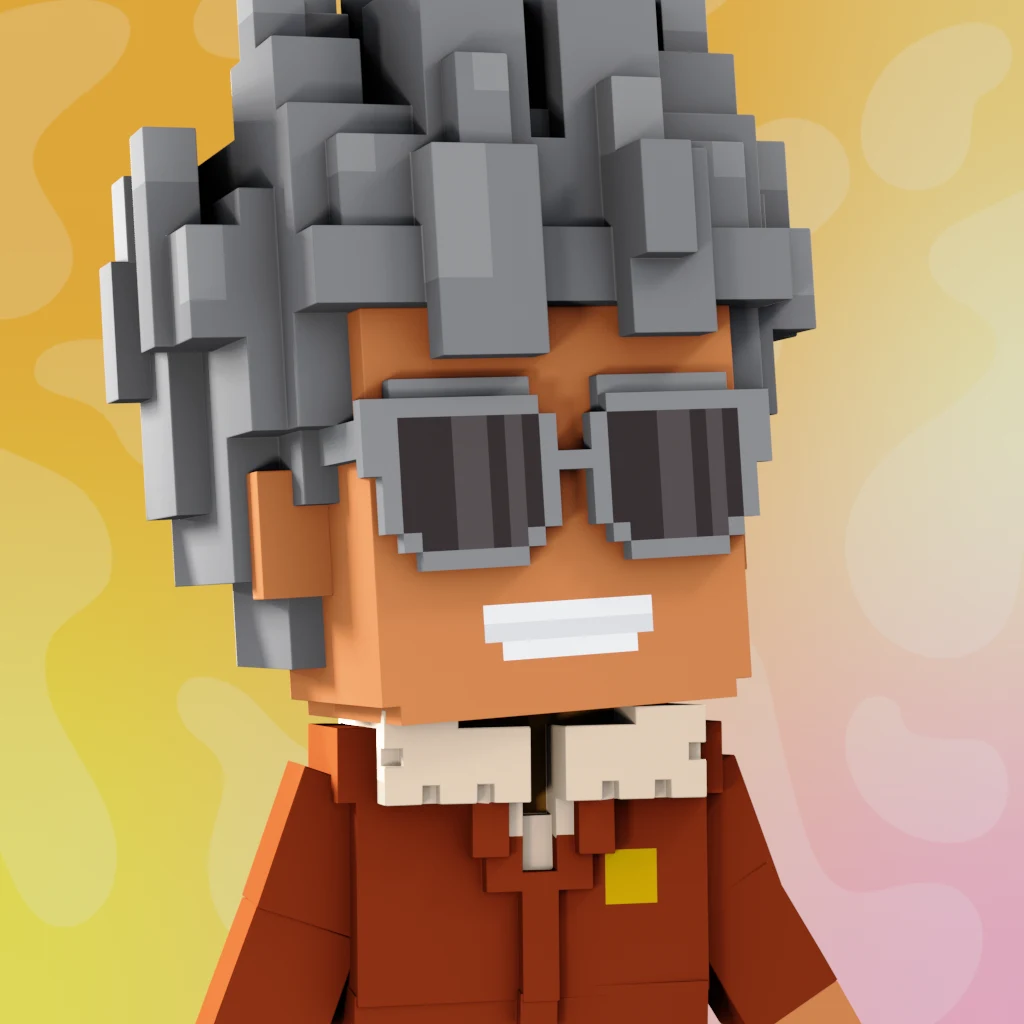 Pirate #4472 voxel render
