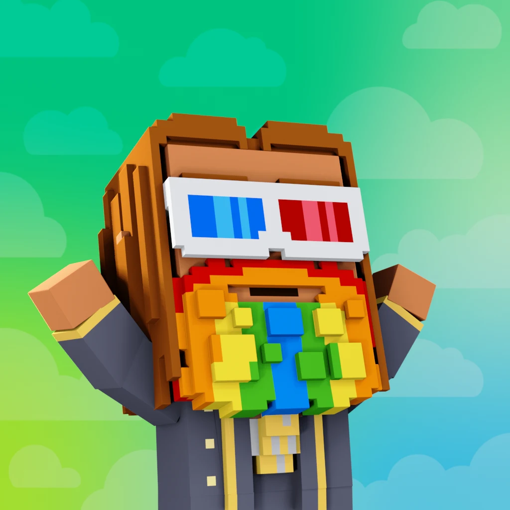 Pirate #4481 voxel render