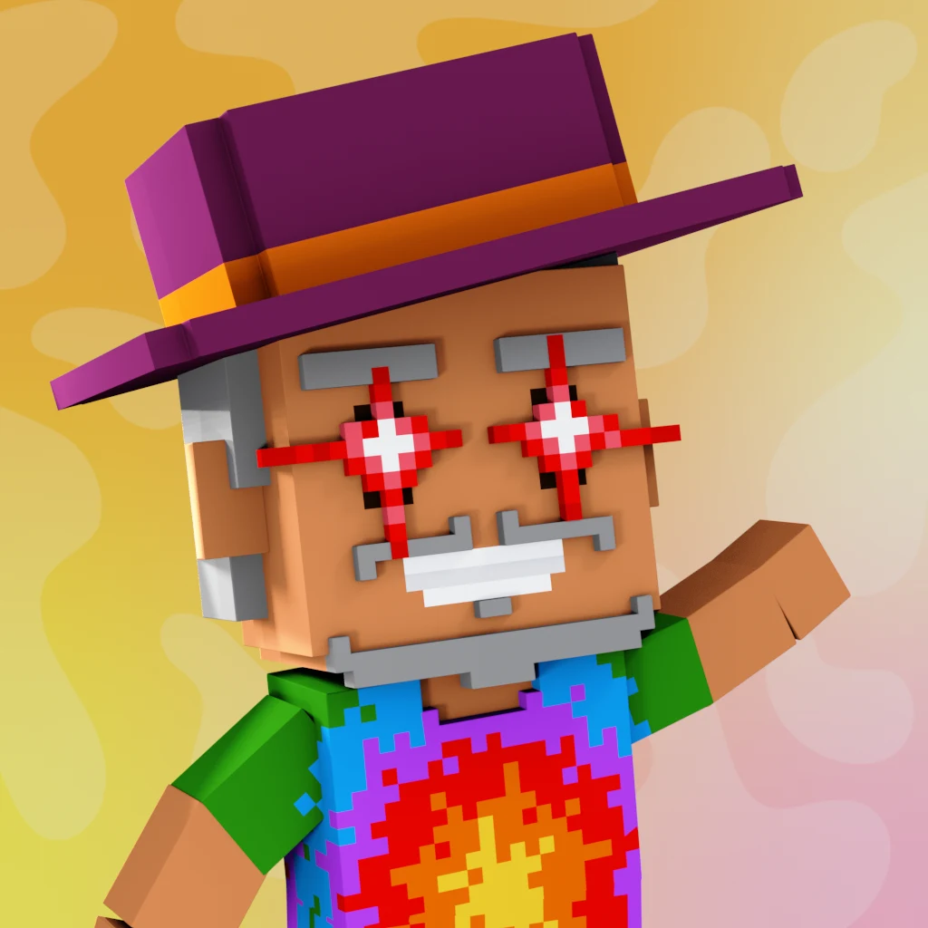 Pirate #4482 voxel render