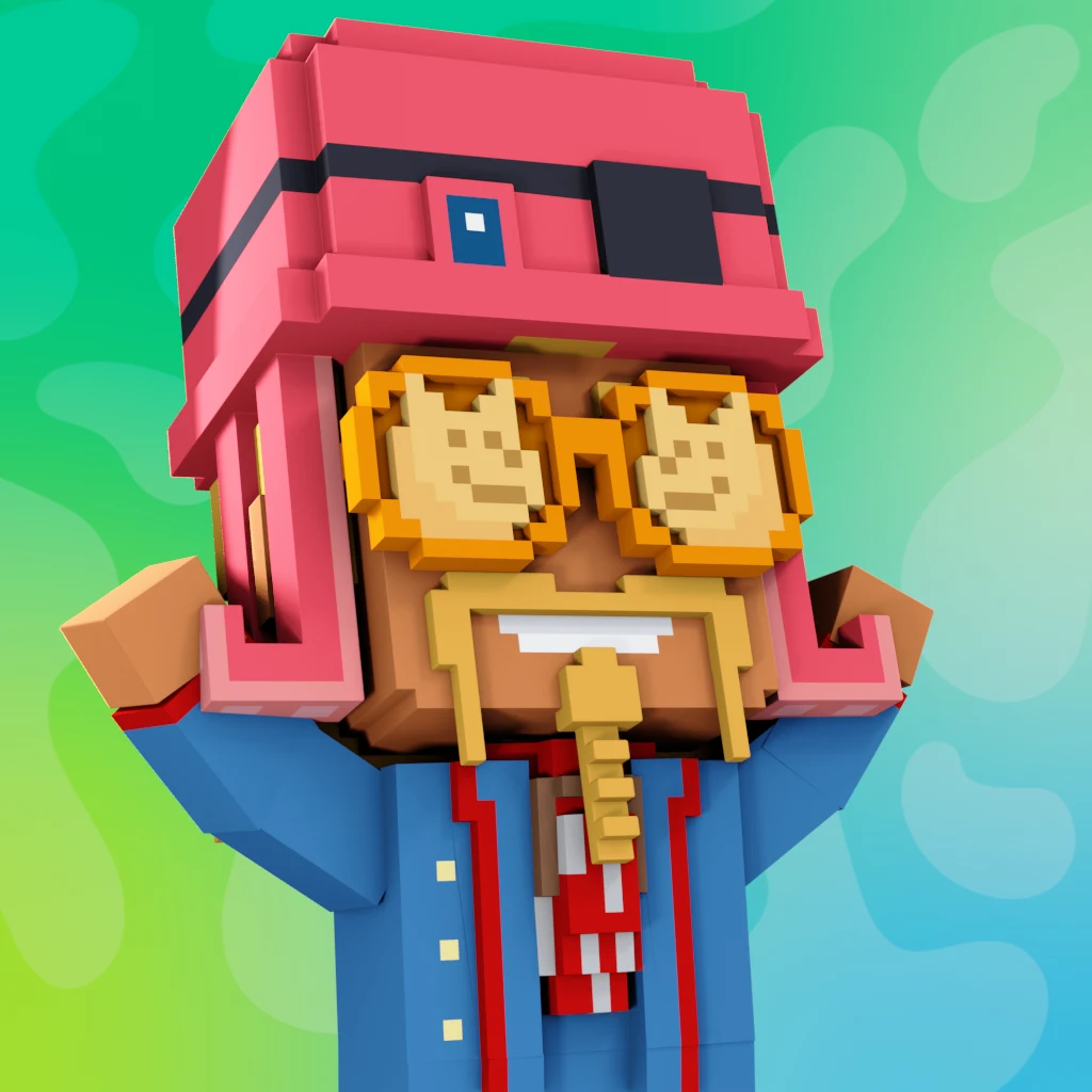 Pirate #4483 voxel render