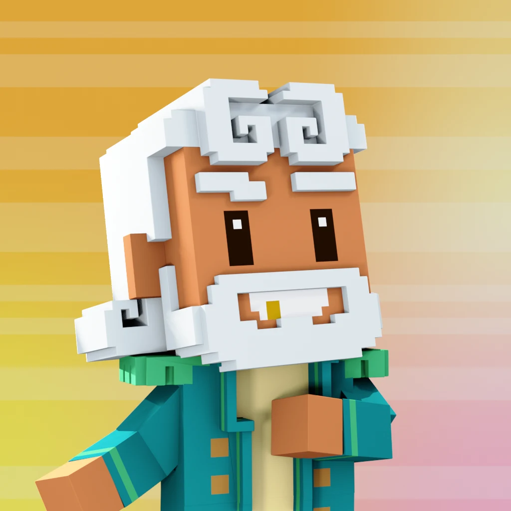 Pirate #4484 voxel render