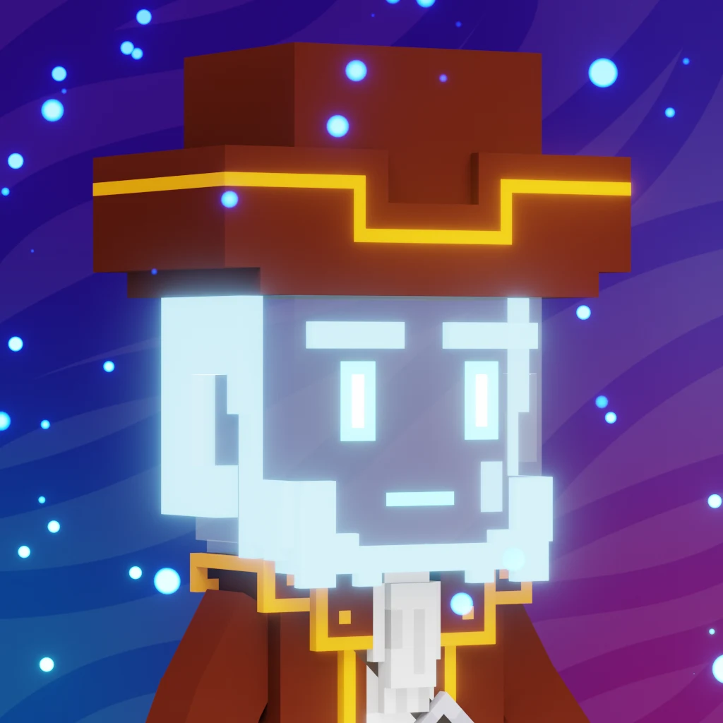 Pirate #4485 voxel render