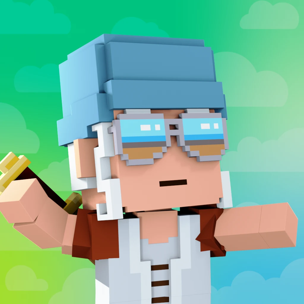 Pirate #4486 voxel render