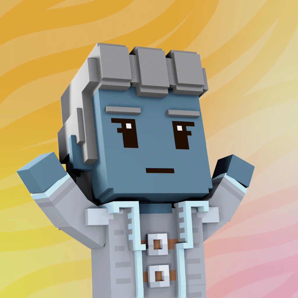 Pirate #4488 voxel render