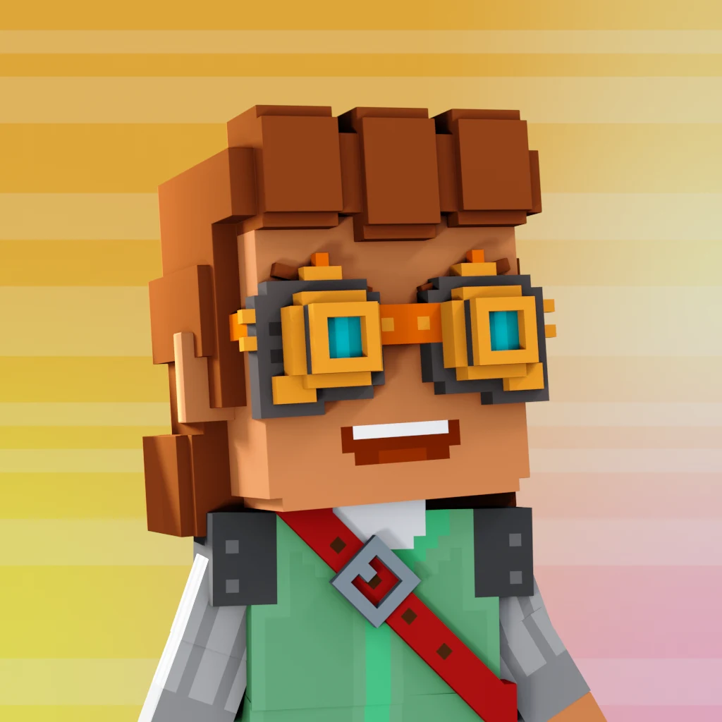 Pirate #4494 voxel render