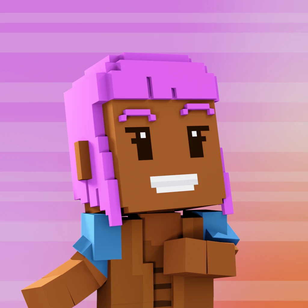 Pirate #4496 voxel render