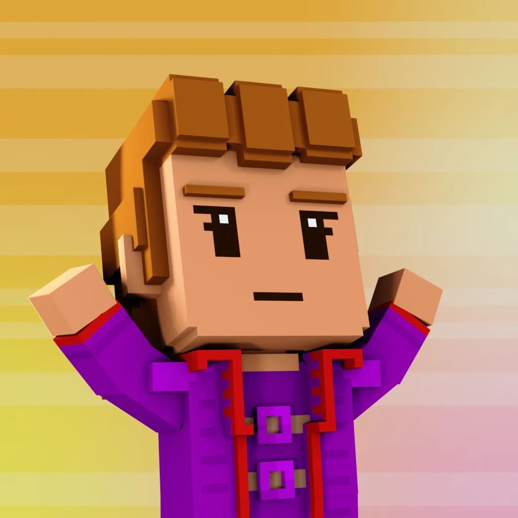 Pirate #4498 voxel render