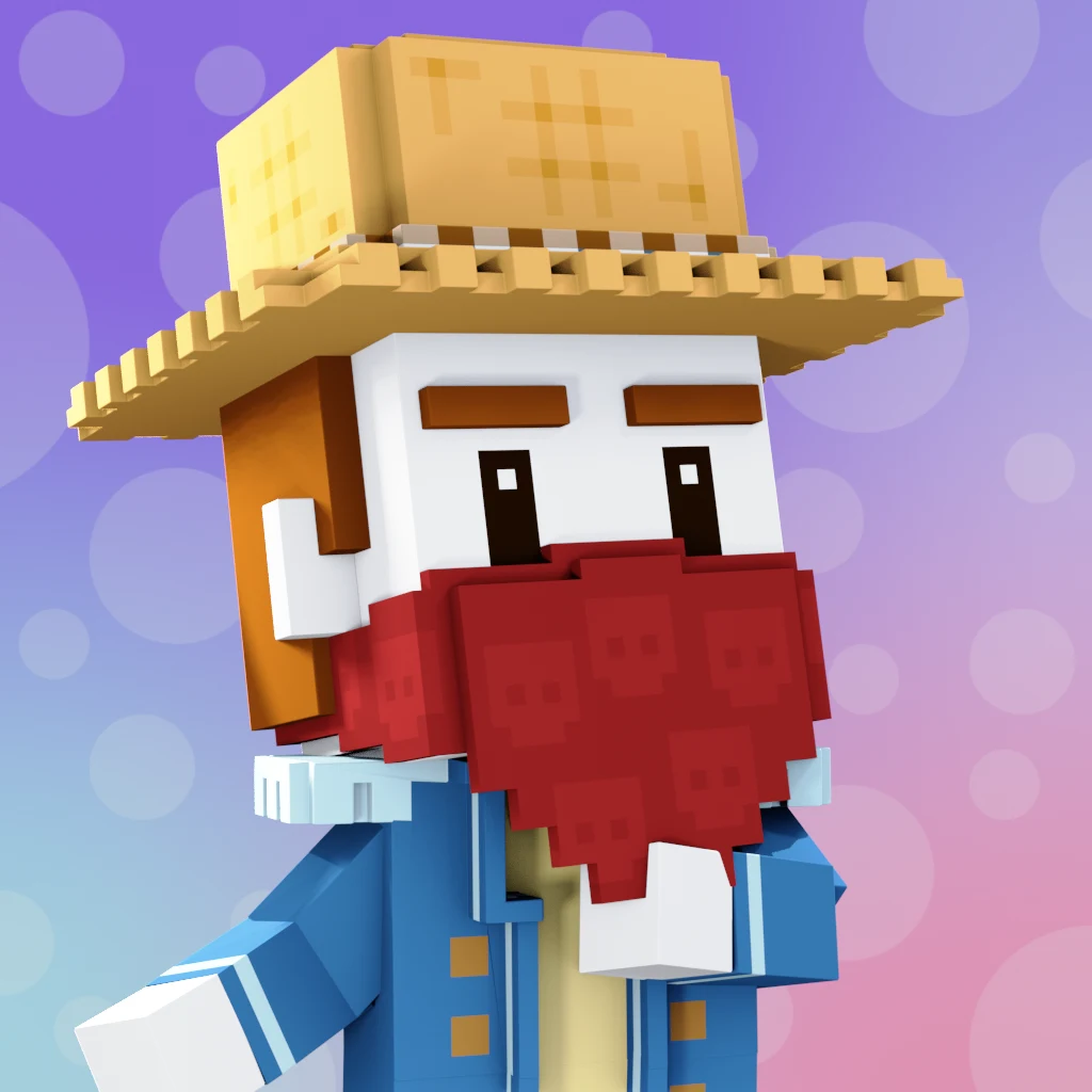 Pirate #4504 voxel render