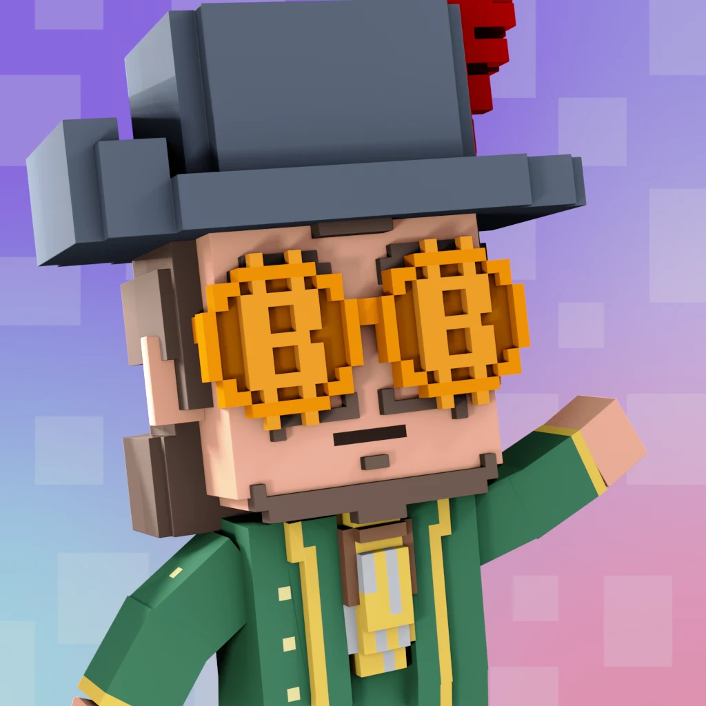 Pirate #4507 voxel render