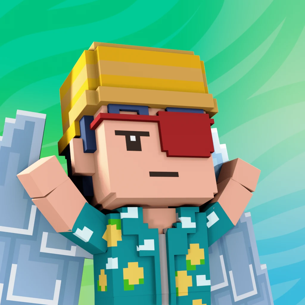 Pirate #4508 voxel render