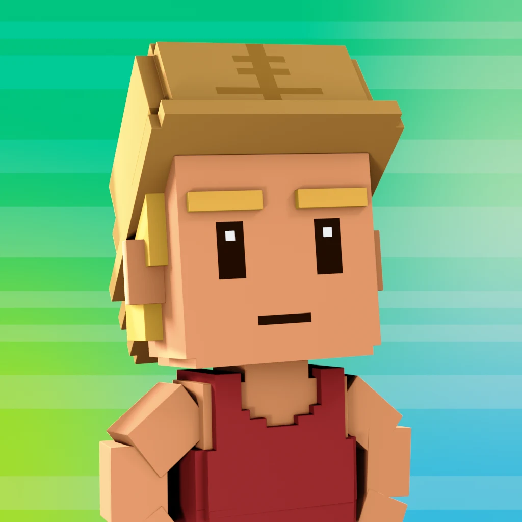 Pirate #4510 voxel render